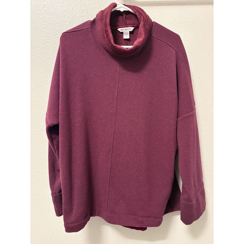 Athleta Cozy Karma Funnel Neck Sweatshirt